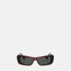 Lunettes de soleil avec logo sur les verres