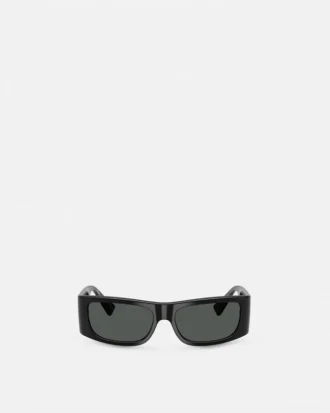 Lunettes de soleil avec logo sur les verres