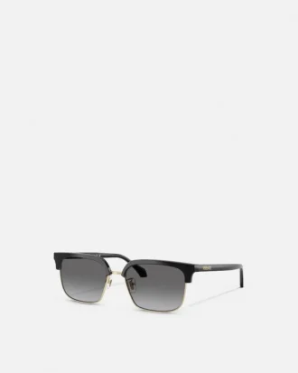 Lunettes de soleil carrées à pont bas emblématiques