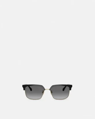 Lunettes de soleil carrées à pont bas emblématiques
