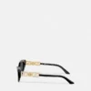 Lunettes de soleil œil-de-chat Greca Strass