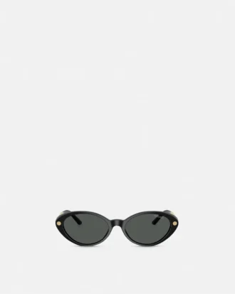 Lunettes de soleil ovales Greca tubulaires