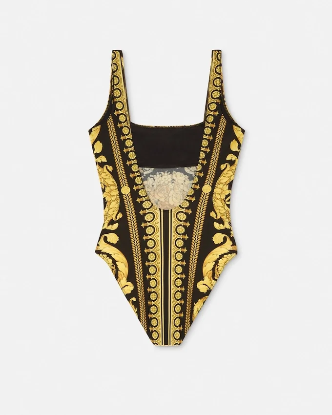 Maillot de bain une pièce imprimé en nylon mélangé Maillot de bain une pièce imprimé en nylon mélangé