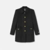 Manteau A-line en laine mélangée Manteau A-line en laine mélangée