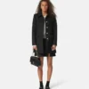 Manteau A-line en laine mélangée Manteau A-line en laine mélangée