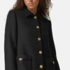 Manteau A-line en laine mélangée Manteau A-line en laine mélangée