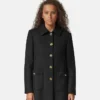 Manteau A-line en laine mélangée Manteau A-line en laine mélangée