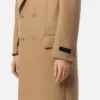 Manteau croisé en laine mélangée Manteau croisé en laine mélangée