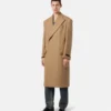 Manteau croisé en laine mélangée Manteau croisé en laine mélangée