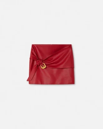 Mini-jupe en cuir