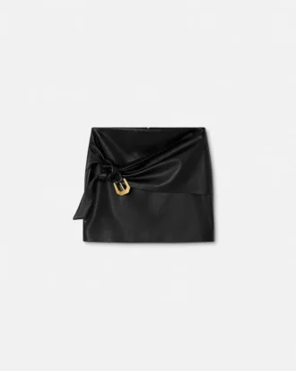 Mini-jupe en cuir