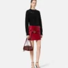 Mini-jupe en cuir