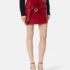Mini-jupe en cuir
