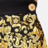 Mini-jupe plissée en twill de soie imprimé Mini-jupe plissée en twill de soie imprimé