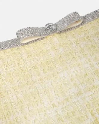 Mini-jupe trapèze en tweed cristallisé
