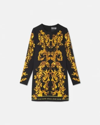 Mini-robe A-line Porcelain Barocco