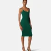 Mini-robe ajustée en viscose stretch jacquard
