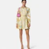 Mini-robe chemise en Barocco Silk Mini-robe chemise en Barocco Silk