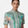 Mini-robe chemise en Barocco Silk Mini-robe chemise en Barocco Silk