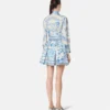Mini-robe chemise évasée Underwater Barocco Mini-robe chemise évasée Underwater Barocco