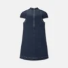 Mini-robe en denim avec logo institutionnel Mini-robe en denim avec logo institutionnel