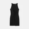 Mini-robe en jersey crêpe extensible
