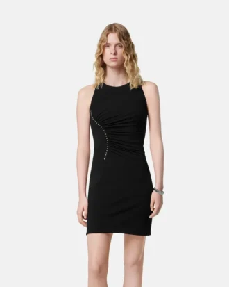 Mini-robe en jersey crêpe extensible