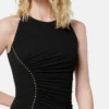 Mini-robe en jersey crêpe extensible