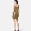 Mini-robe en maille métallique