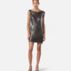 Mini-robe en maille métallique avec épingle de sûreté