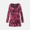 Mini-robe en velours Porcelain Barocco Mini-robe en velours Porcelain Barocco