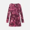 Mini-robe en velours Porcelain Barocco Mini-robe en velours Porcelain Barocco