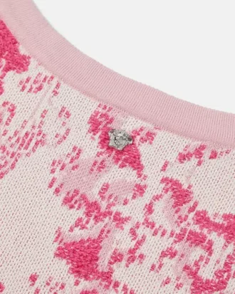 Mini-robe trapèze en maille Barocco