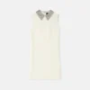 Mini-robe trapèze en satin cristallisé Mini-robe trapèze en satin cristallisé