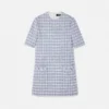 Mini-robe trapèze en tweed Mini-robe trapèze en tweed