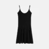 Mini-robe évasée en chenille