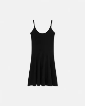 Mini-robe évasée en chenille