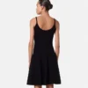Mini-robe évasée en chenille