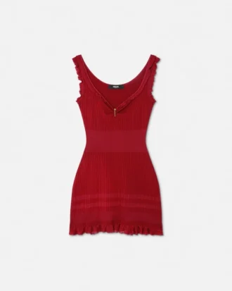 Mini-robe évasée en maille