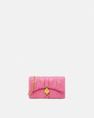 Mini sac à bandoulière Kleio en cuir nappa matelassé