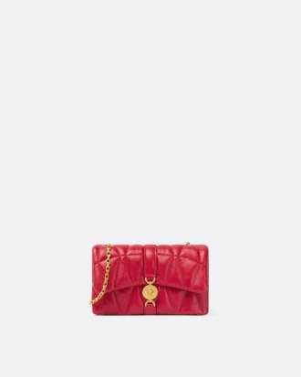 Mini sac à bandoulière Kleio en cuir nappa matelassé
