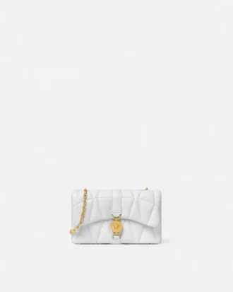 Mini sac à bandoulière Kleio en cuir nappa matelassé