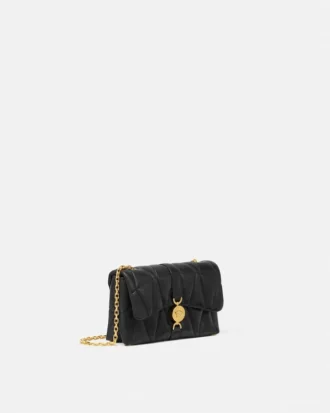 Mini sac à bandoulière Kleio en cuir nappa matelassé