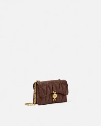Mini sac à bandoulière Kleio en cuir nappa matelassé