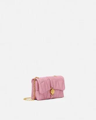Mini sac à bandoulière Kleio en cuir nappa matelassé