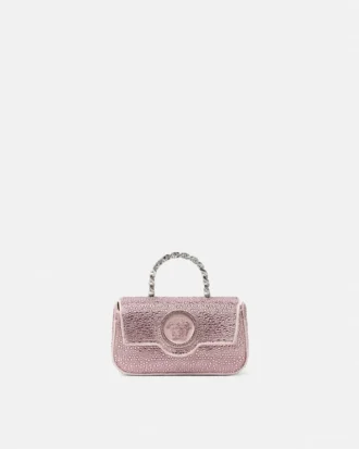 Mini sac en satin orné La Medusa
