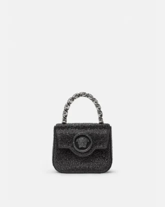 Mini sac en satin orné La Medusa