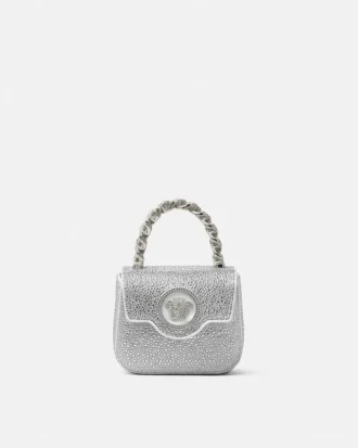 Mini sac en satin orné La Medusa