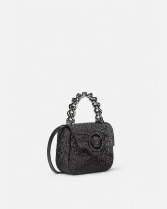 Mini sac en satin orné La Medusa