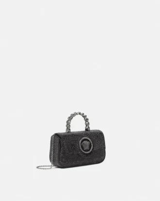 Mini sac en satin orné La Medusa